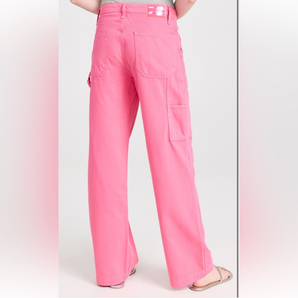 rag & bone New York - Sid Carpenter Jeans (bright pink), size 28 - Picture 6 of 6
